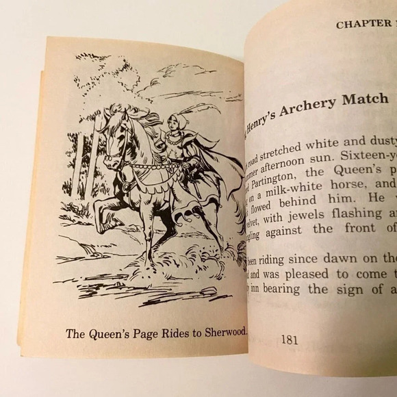 Vintage 1979 The Merry Adventures Of Robin Hood Illustrated Classic Edition Moby - Picture 15 of 16